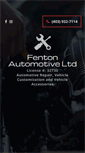 Mobile Screenshot of fentonautomotive.ca